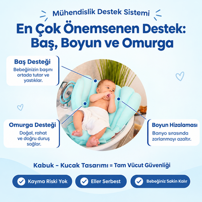 Minik Yuva Yenidoğan Banyo Destek Yastığı