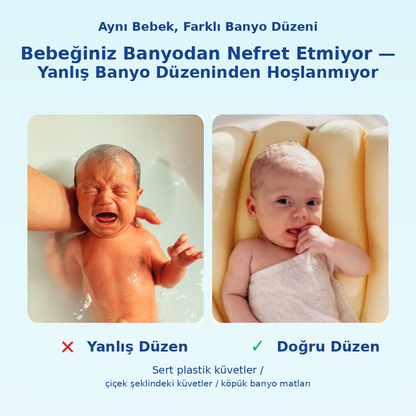 Minik Yuva Yenidoğan Banyo Destek Yastığı
